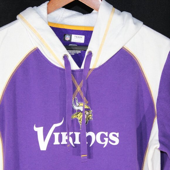 NFL Team Apparel Minnesota Vikings Pullover Hoodie - Size L - Picture 2 of 8